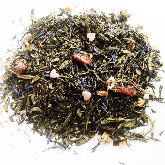 Sencha Strawberry Of Smile tea Ceai verde aromat pentru un ceai sau mai multe ceaiuri mereu noi pentru ca sunt sanatoase