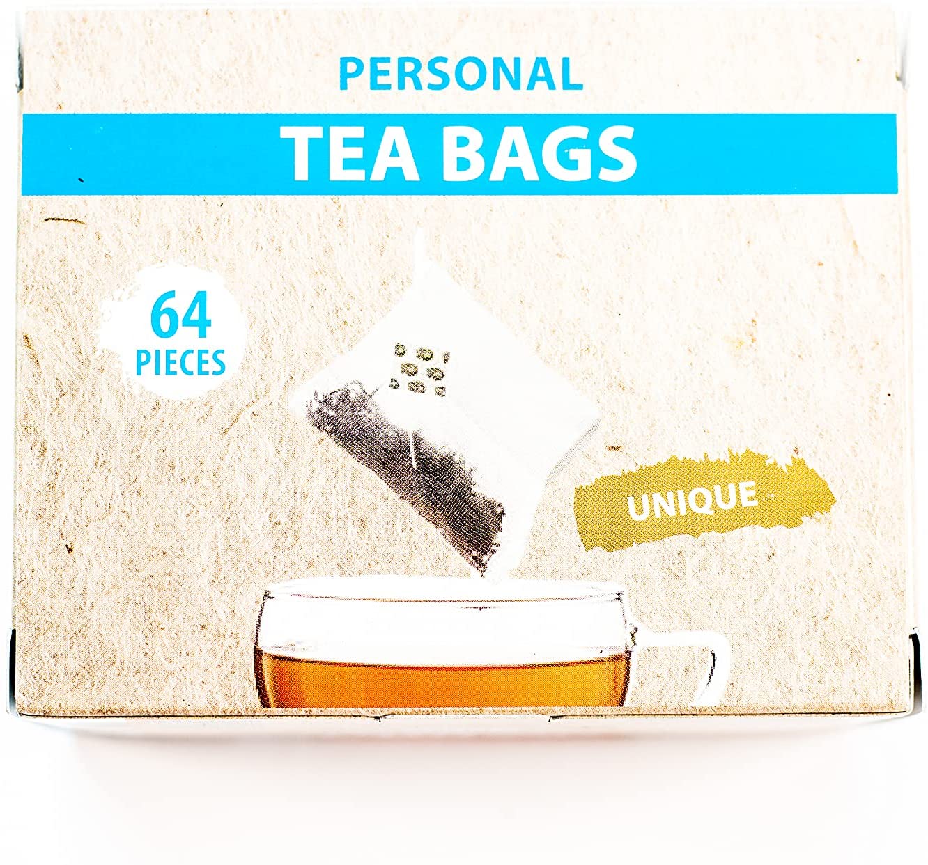 Personal Tea Bags 64 Pieces Premium Quality by Petali Tea Tools Tea Accessories pentru un ceai sau mai multe ceaiuri mereu noi pentru ca sunt sanatoase