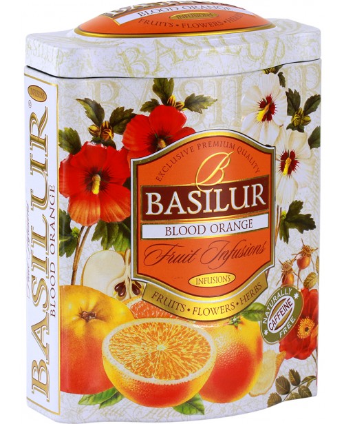 CEAI BASILUR BLOOD ORANGE 100G Cadouri Seturi Ceai pentru un ceai sau mai multe ceaiuri mereu noi pentru ca sunt sanatoase