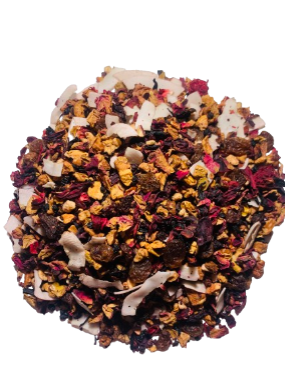 Rasberry & Cherry - amestec tradițional de ceai Amestecuri de fructe aromat si ceai sanatos