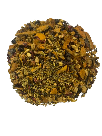 Turmeric Cassis - Cu Coacaze Negre - amestec tradițional de ceai Amestec plante aromat si ceai sanatos